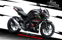 สติ๊กเกอร์ Full Body ลาย ฉลาม เต็มคัน รถรุ่น KAWAZAKI Z250/300