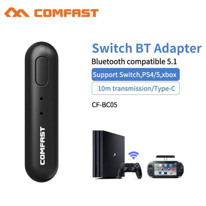 COMFAST Switch Bluetooth transmitter 5.1 Audio Adapter for Switch PS5