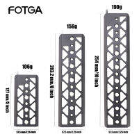 FOTGA 5810นิ้ว Dovetail แผ่น38 14สกรูสำหรับ Tilta มาตรฐานน้ำหนักเบาแผ่นด้านล่างกล้องขาตั้งกล้องติดตั้ง Plat