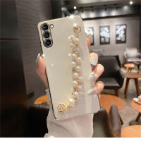 สร้อยข้อมือมุก Fashion2023Diamond สำหรับ Samsung A53 A54 A52 A51 A33 A72 A13 A14 A71 A32 A12 A22 5G หมายเหตุ20ปกอ่อน