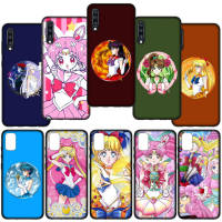 ซิลิโคน อ่อนนุ่ม I177 EC72 Sailor Moon Cute Anime girl Cat ปก เคสโทรศัพท์ หรับ OPPO A16 A15 A17 A3S A5 A9 A8 A7 A5S A83 A1 A92 A72 A52 A31 2020 F5 F7 F9 A7X A54 A12 A15S A16S A17K A56 A55 F11 Pro A94 A95 Phone Casing