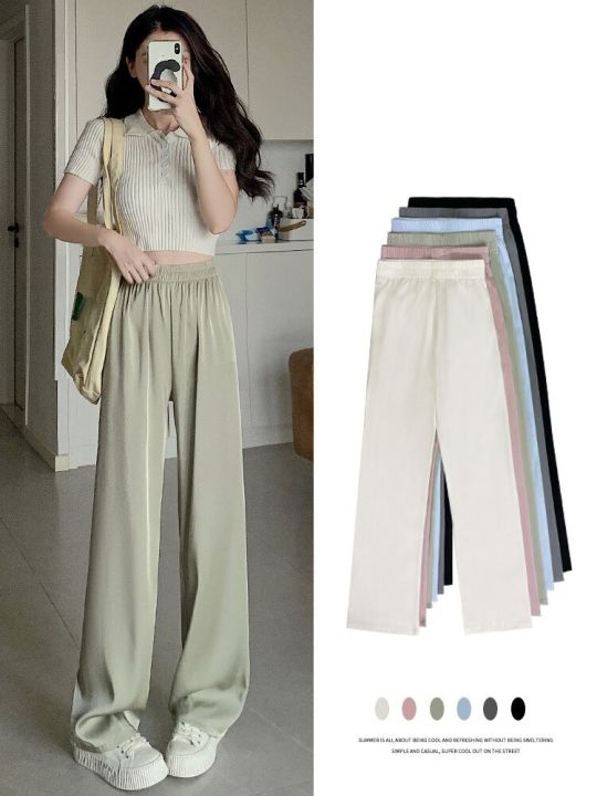 satin-womens-wide-trousers-summer-thin-beige-ice-silk-straight-pants-floor-length-baggy-stacked-pants-2023-loose-cool-slacks