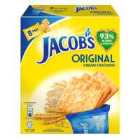 จาคอบส์ แครกเกอร์ข้าวสาลี ออริจินัล 240 กรัม - Cracker Cream Original 240g Jacobs brand