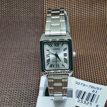 Casio silver ladies on sale watch