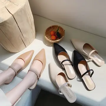 Cute on sale beige flats