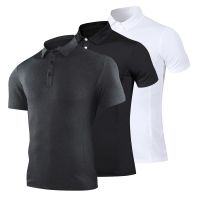 ۞ Golf Wear High Quality Business Golf Shirt Men 39;s T Shirt Sportswear Top Golf Shirt Feather Jersey Fitness Wear