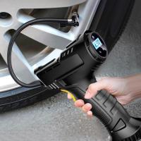 Car Air Pump 120w Electric Car Tire Inflatable Pump Auto Compressor Wireless Rechargeable Inflator Tire Digital Air Portabl D8z5