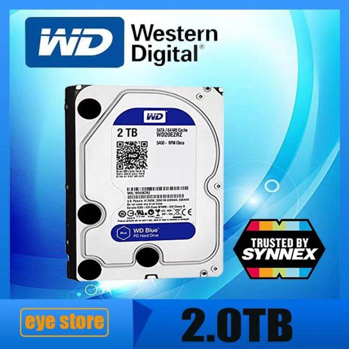 hdd-ฮาร์ดดิสก์-wd-blue-purple-2tb-ของแท้ประกันศุนย์-synnex