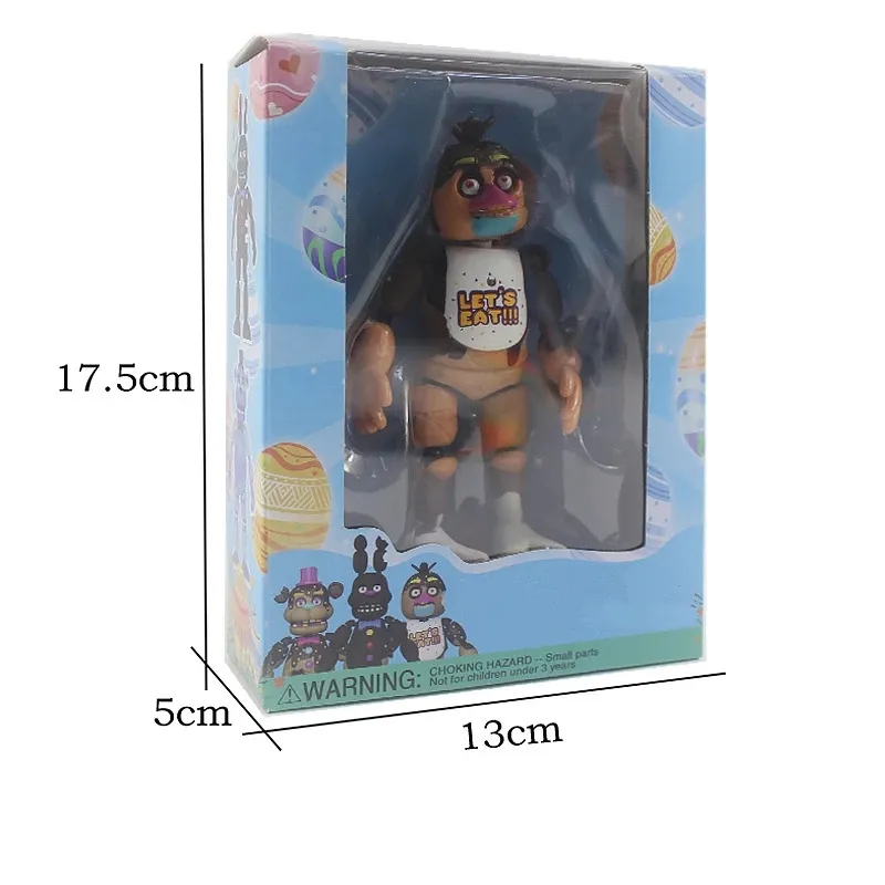 8Pcs/Set Inspired by Game Five Night at Freddy Anime FNAF Bonnie Bear Foxy  Action Figure Toy PVC Model Ornaments for Children Gifts Kids Birthday  Party Cake Decorating Supplies : : Toys