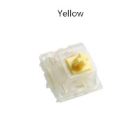 Gateron 5Pin Milky Yellow Switches สีดำสีแดงสีน้ำตาลสีฟ้าสีเขียวใส5pin สำหรับคีย์บอร์ดแบบกลไก