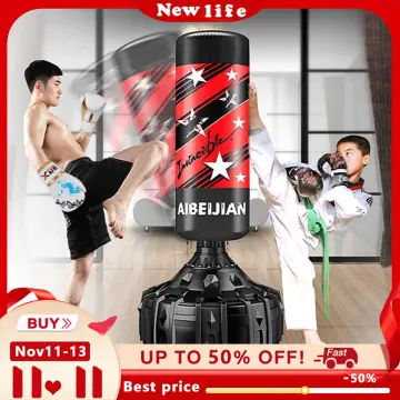 100cm Boxing Punching Bag FItness Sandbags Striking Drop Hollow