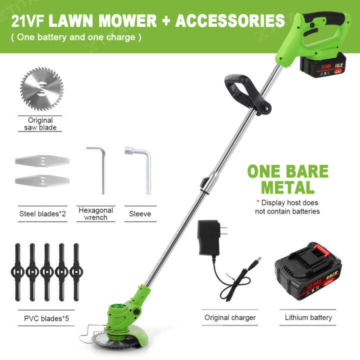 XTITAN 21V Electric Grass Cutter Machine 6 Inch Rechargeable Sale