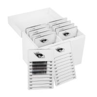 White Eyelash Storage Box Makeup Organizer Eyelash Glue Pallet Lashes Holder Grafting Eyelash Extension Tool