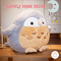 POLARIE 38 45cm Kawaii Owl Plush Toy Stuffed Soft Cartoon Animal Dolls Pillow Eagle Sofa Decor Cartoon Bird Kids Toys Gift