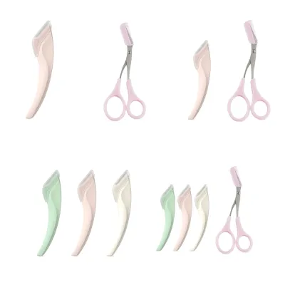 E74C Eyebrow Trimming KnifesEyebrow Face For Women Profession Eyebrow Scissors