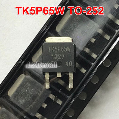 5ชิ้น TK5P65W ถึง252 K5P65W TO252 5.2A SMD/ทรานซิสเตอร์ใหม่แบบดั้งเดิม MOSFET 650V