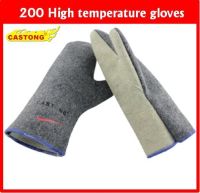 200 degrees high temperature gloves Aramid Insulation Flame retardant fire gloves Anti-scalding glove