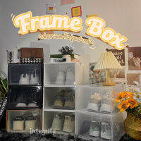 กล่องใส่รองเท้า รุ่นขายดี ONLY FRAME BOXES ฝาหน้า ฝาหลัง กล่องเก็บรองเท้า ขนาดใหญ่ รุ่นแนะนำ