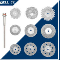 ดี CK 10ชิ้นทันตกรรม Lab เพชรแผ่น0.20มิลลิเมตรสองด้านกรวดดิสก์เครื่องมือตัด Dia 22มิลลิเมตร19มิลลิเมตร16มิลลิเมตรขัดทันตกรรมทันตแพทย์