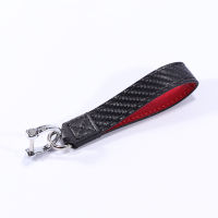 New Hot Sale Carbon Fiber Pattern Car Key Case Cover For Audi A6 C8 A7 A8 Q8 2018 2019 Car Interior Accessories Keyring Keychain