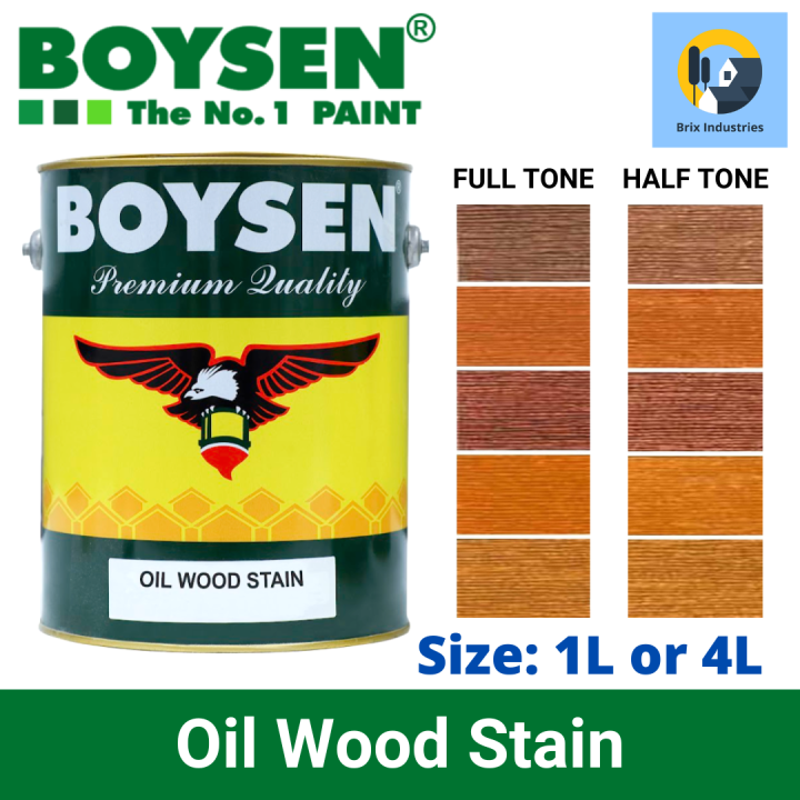 Boysen Oil Wood Stain 1 Liter Or 4 Liters (Gallon) For Interior ...