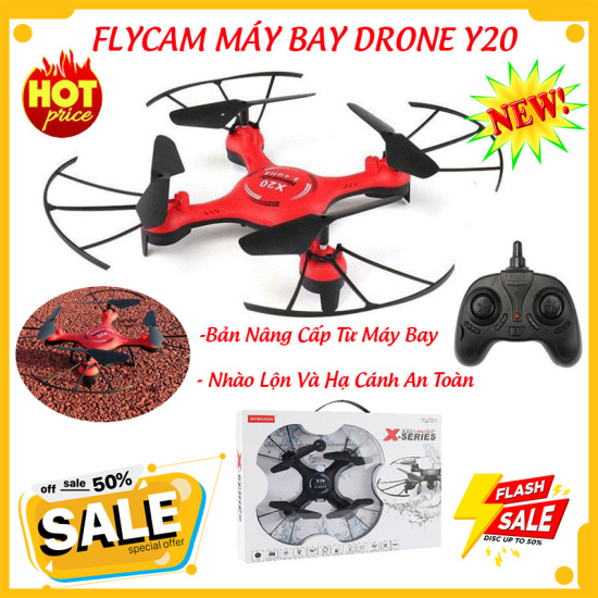 Máy bay đồ chơi - máy bay flycam điều khiển từ xa hình ufo drone y20 không - ảnh sản phẩm 1