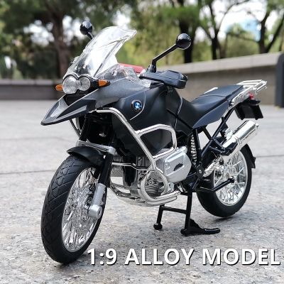 ✤♨♨ jiozpdn055186 R1200GS Modelo de Motocicleta Cross-country com Suporte Simulação De Diecasts Metal Coleção Competitiva Rua 1:9