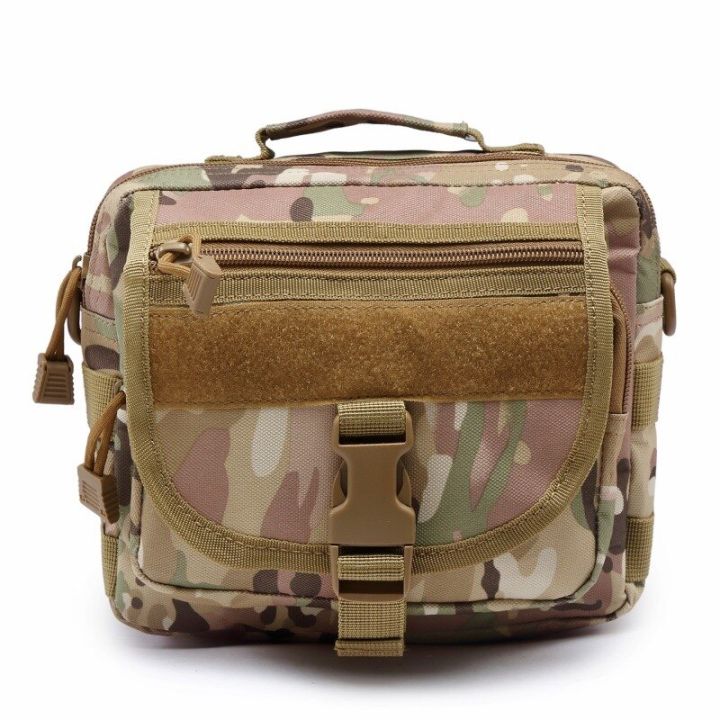 ：“{—— Outdoor Sports Shoulder Bag Military EDC Molle Pouch Multi-Ftional Men Hiking Climbing Hunting  Gear Tactical Bags