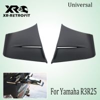 Motorcycle Universal Winglet Aerodynamic Spoiler Wing Kit with Adhesive Motorcycle Decoration Sticker For Yamaha R3/R25 CFMOTO