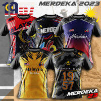 MALAYSIA MERDEKA JERSEY MICROFIBER TSHIRT SUBLIMATION (FAST-DRY / COOL MAX) ANTI-BACTERIA