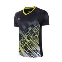 Lining The New Quick-drying Badminton Wear Men and Women Suit Training Competition Tennis Wear Table Tennis Wear Sports T-shirt Shorts