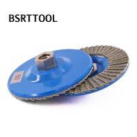 【CW】☑✒  BSRTTOOL 4.5 Inch 1pc 60/100/200/400 Grit Polishing Grinding Plastic Abrasive Disc