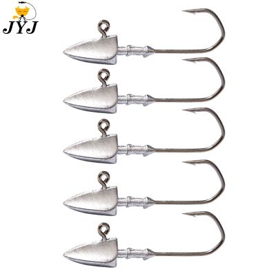 【YF】 Triangle Head Hooks 3.5g 5g 7g 10g 14g 20g Ship type fishing hook soft worm jig Lure Hook Jig Fishing Tackle