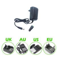 ปลั๊กต่อสำหรับริ้วสายไฟ12 V 2a สำหรับเครื่องชาร์จอะแดปเตอร์ไฟฟ้าไฟกระแสสลับ110-240V Ac เป็นอะแดปเตอร์ Dc