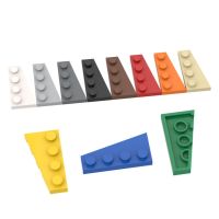 10PCS Assembles Particles 41769 2x4 Wedge Board (Right) Bricks Building Blocks DIY Replaceable Parts Toys For Children Gifts