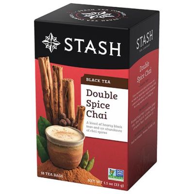 Premium for U📌ชา Stash Tea Box  TEA BOX ชาอเมริกา 35 รสแปลกใหม่ ชาดำ ชาเขียว ชาผลไม้ และชาสมุนไพรจากต่างประเทศ 📌 Double Spice Chai