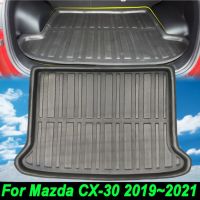 For Mazda CX-30 CX30 2019 2020 2021 Car Rear Trunk Cargo Boot Liner Floor Mat Tray Waterproof Carpet Protective Mud Kick Pad