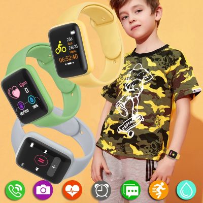 ▩ↂ Children 39;s Smart Watch Bluetooth Fitness Tracker Sports Watch Heart Rate Monitor Blood Pressure Smart Bracelet for Android IOS