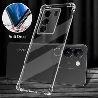 เคสสำหรับ2023 Vivo V29 5G VivoV29 Pro V2250เคสใส่โทรศัพท์ชัดเจนโปร่งใสฝาครอบด้านหลังกันกระแทก Amor TPU นิ่มกันกระแทกยืดหยุ่นป้องกันการตกง่ายเพิ่มสี่มุม