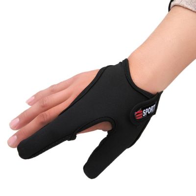 1pcs Fishing Gloves 2 Fingers Breathable Wearable Anti-Slip Protector