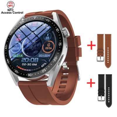 ZZOOI 2022 New HW3 Pro Smart Watch NFC Bluetooth Call Mens Watch Heart Rate Monitor Voice Assistant Waterproof Smartwatch PK GT3 HW66