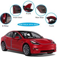 Tesla Model 3 S Car Door Seal Kit Soundproof Rubber Weather Strip Draft Wind Noise Reduction Kit For Tesla Model 3 S 2016-2022