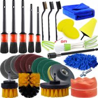 hot【DT】✸✳  Car Detailing Detail Set Air Vents Rim Foam Cleaning