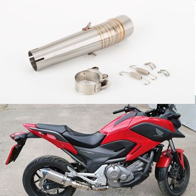 Motorcycle Exhaust Middle pipe Link Pipe for HONDA NC700X NC750X NC750S NC700S 2012-2017 nc700 exhaust nc750 muffler