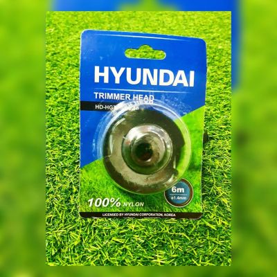 🇹🇭 HYUNDAI 🇹🇭 กระปุกเอ็นตัดหญ้า รุ่น HD-HGT450#8-10 (ยาว 6เมตร) สำหรับเครื่องตัดหญ้ารุ่น HD-HGT450 ใช้กับเครื่องเล็มหญ้า จัดส่ดส่ง KERRY 🇹🇭
