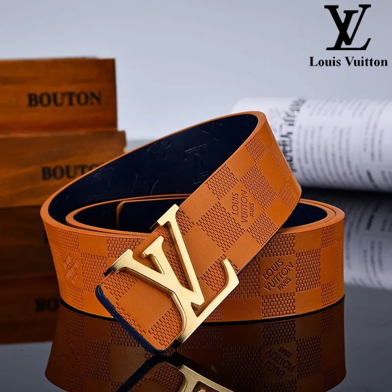 100% Original] TOP.1LV Genuine Leather Belts for Men High Quality Cowskin  Casual Women Belts Business Waistbands Fashion Designer 2023 New