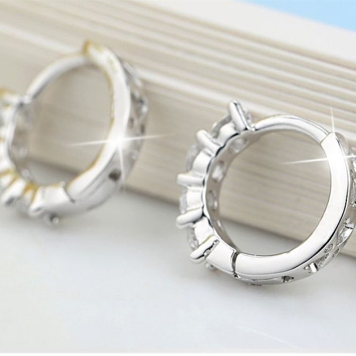 ใหม่ต่างหูแหวนเพชรเครื่องประดับผู้หญิงต่างหูวงกลมเกาหลีบุคลิกภาพที่เรียบง่ายต่างหูผู้หญิง-high-sense-earrings