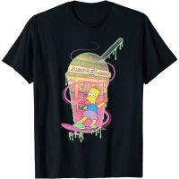 เสื้อยืดผ้าฝ้ายพิมพ์ลาย เสื้อยืดแขนสั้น ผ้าฝ้าย 100% พิมพ์ลายการ์ตูน The simpsons The simpsons สไตล์อเมริกัน สําหรับผู้ช  THBI