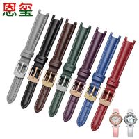 Suitable For Notch Genuine Leather Watch Strap Adapt To Fiada Heart String Rossini 5638 Casio MK Cowhide Female Accessories