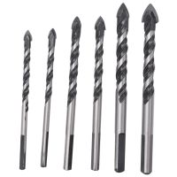 5 Pcs Multi-Material Drill Bit Set for Tile,Concrete, Brick, Glass, Plastic and Wood Tungsten Carbide Brick Wall